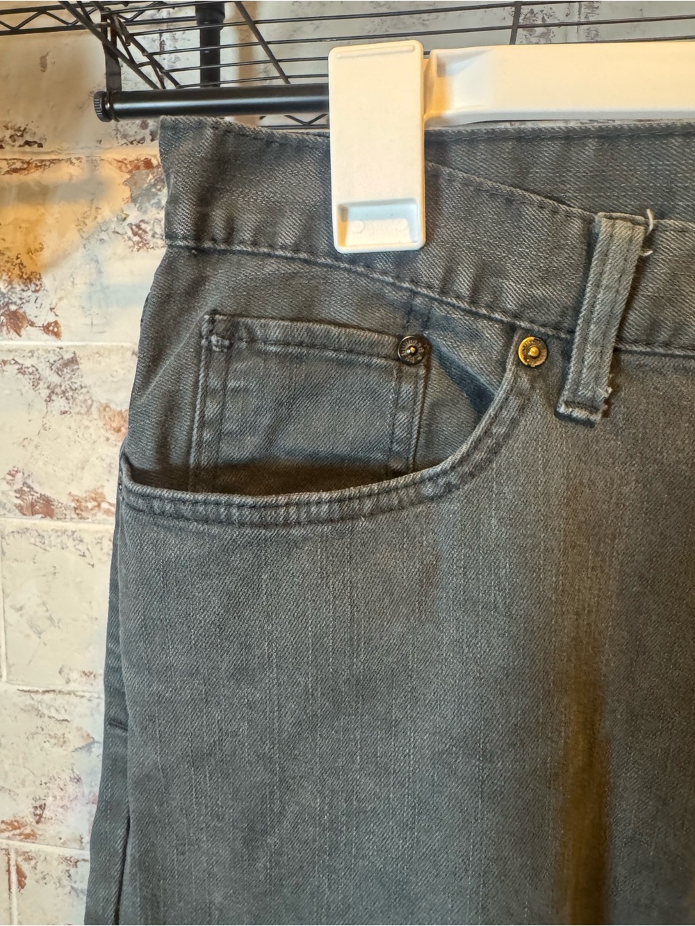 Men's Classic Bullhead Skinny Pants in Charcoal - Picture 2 of 7